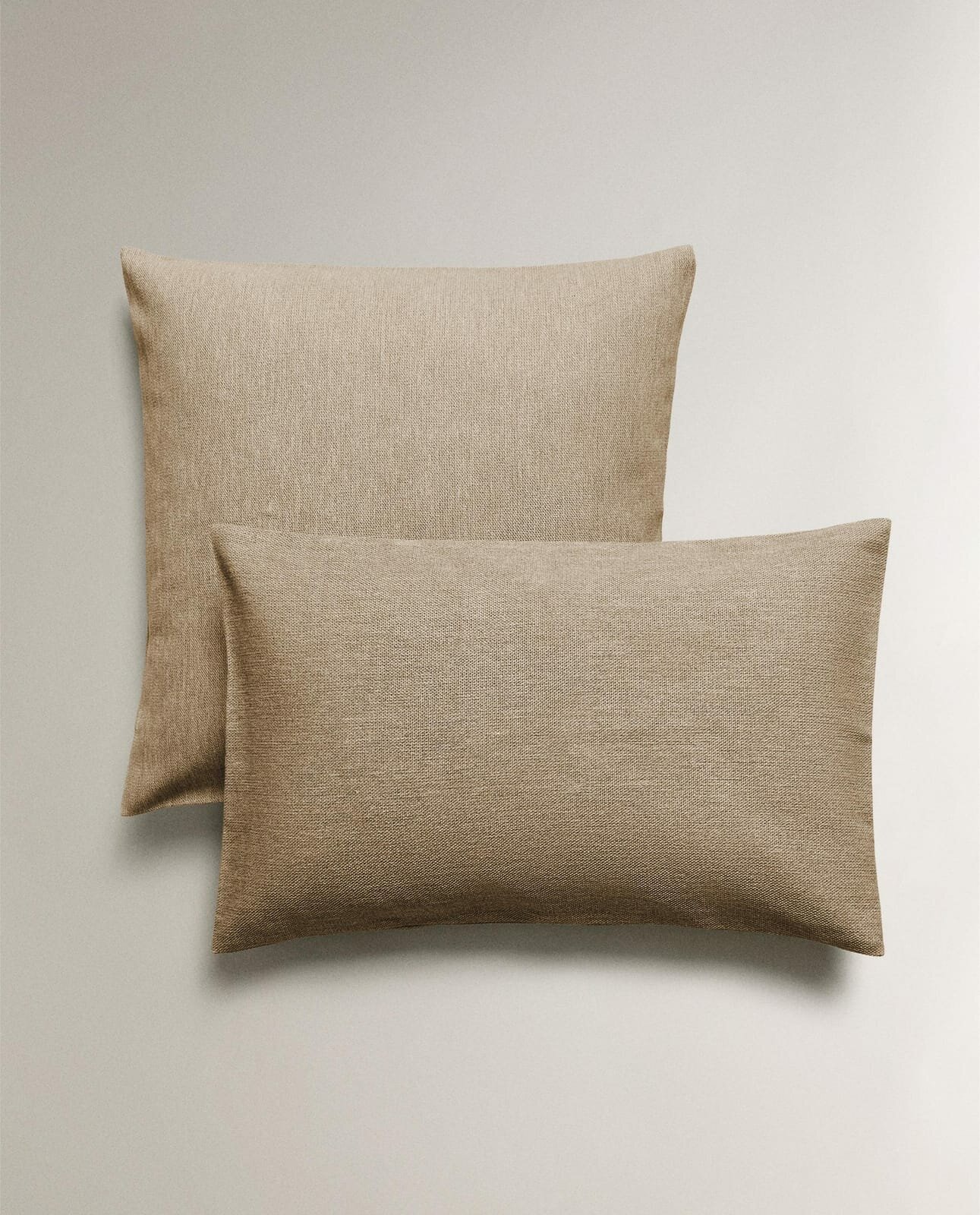 Наволочка декоративная ZARA HOME гладкая, песочный, 50 x 50 см 1321/008/711-63