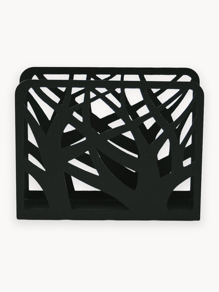 Салфетница на стол для кухни интерьерная металлическая лофт "Деревья" SL041-BY