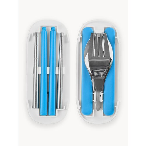 Туристический набор столовых приборов на 1 персону в футляре