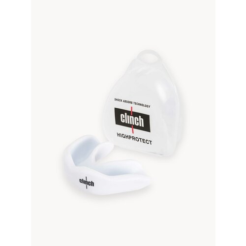Капа одночелюстная Clinch Competition Single Layer Mouthguard белая (размер Senior)