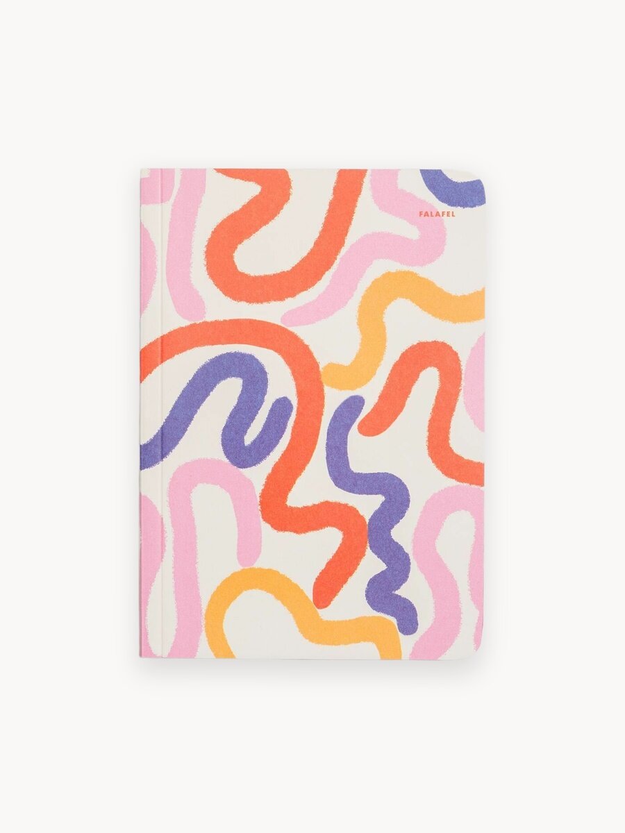 Блокнот в точку Falafel Fireworks A5, 128 страниц, белая бумага плотностью 120 г/м2