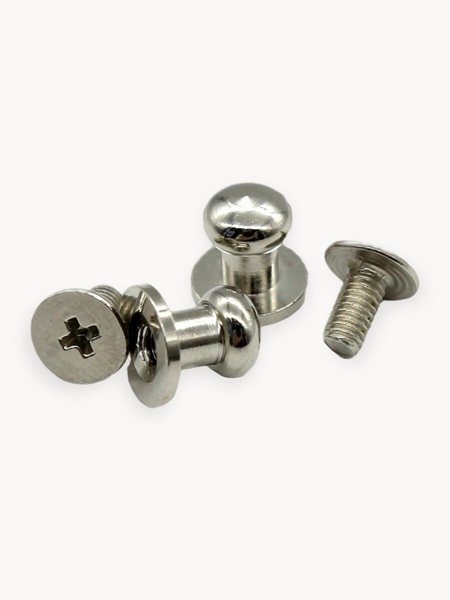 Ручка для шкатулки декоративная, 6*8 мм, 2 шт, металл, Айрис (серебро)