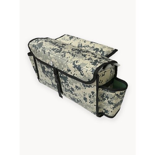 Бортовая сумка 40 см на ликтрос баллона надувной лодки пвх (Бежевый пиксель)