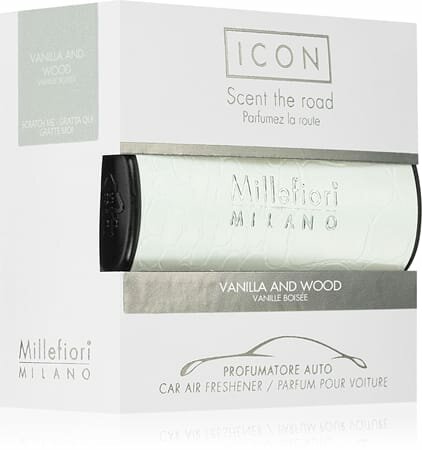 Ароматизатор автомобильный Millefiori Icon Vanilla & Wood, унисекс, 1 шт