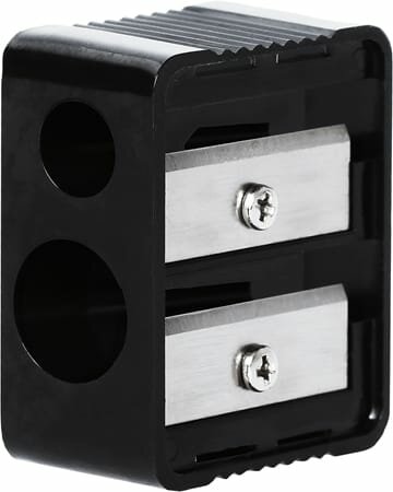 Точилка для косметического карандаша Wet n Wild Dual Pencil Sharpener, черная, 1 шт