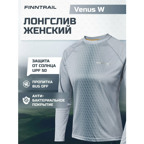 Лонгслив женский солнцезащитный FINNTRAIL Venus c пропиткой от насекомых UPF-50