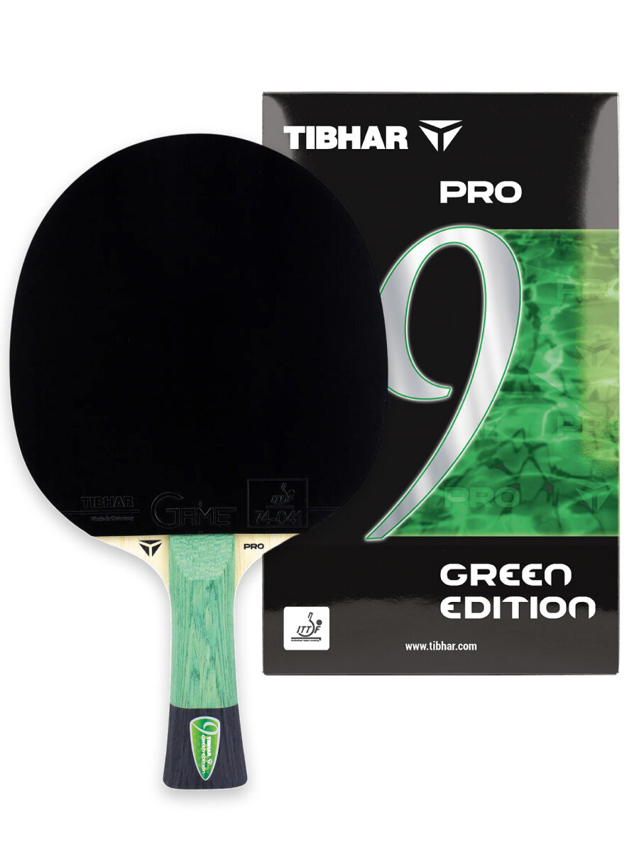 Ракетка для настольного тенниса Tibhar Pro Green Edition, FL/CV