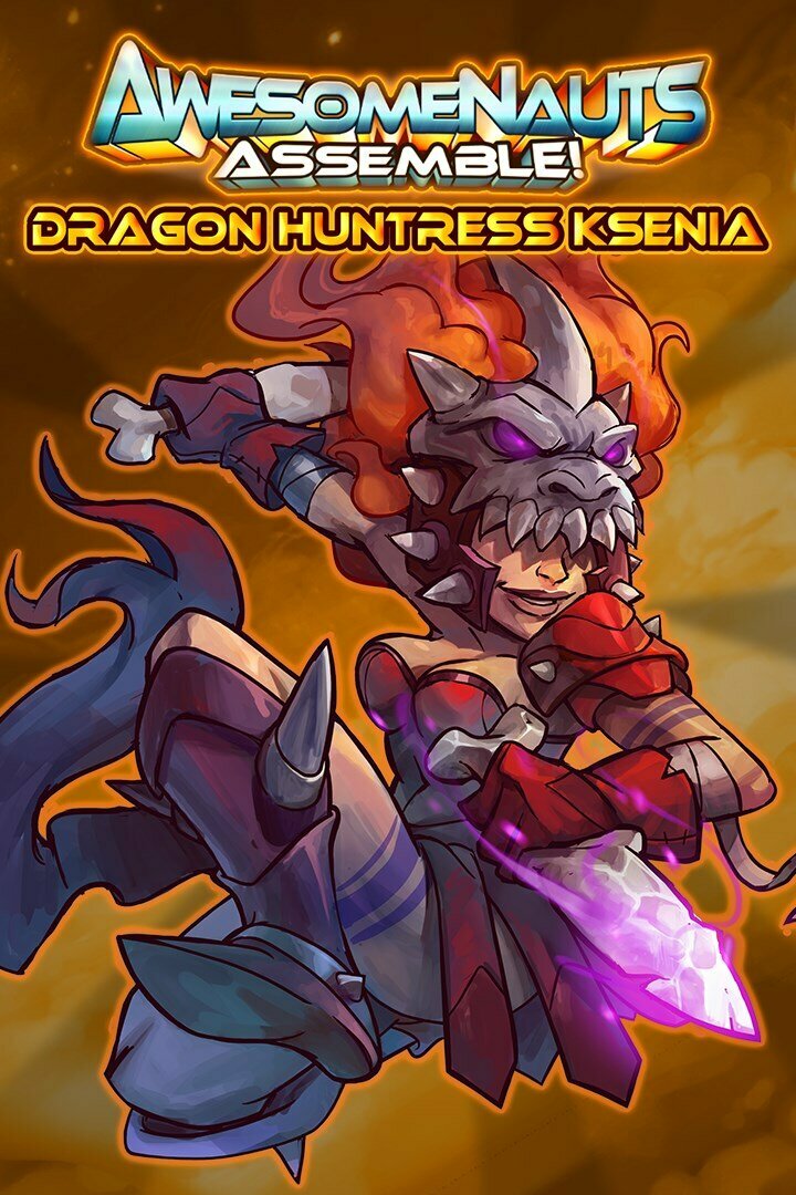 Дополнение Dragon Huntress Ksenia - Awesomenauts Assemble! Skin — Xbox Series X|S, Xbox One — Цифровая активация