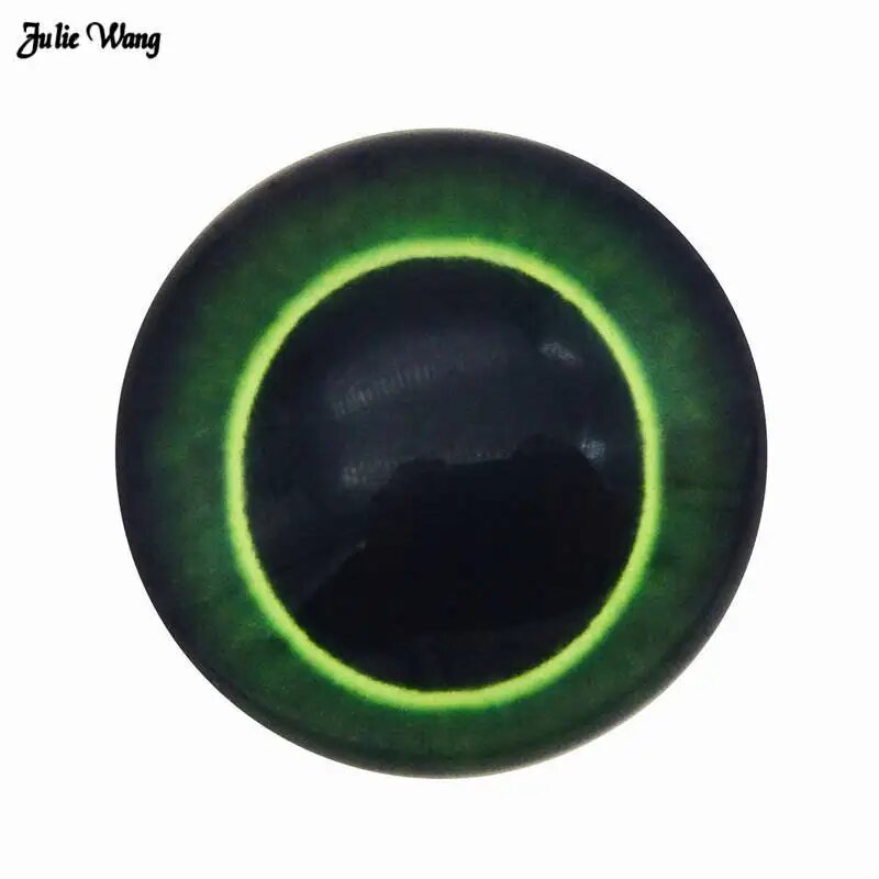 Julie Wang кабошоны стеклянные черные, Цвет: C