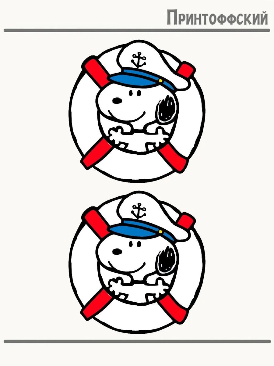 Термонаклейка Снупи