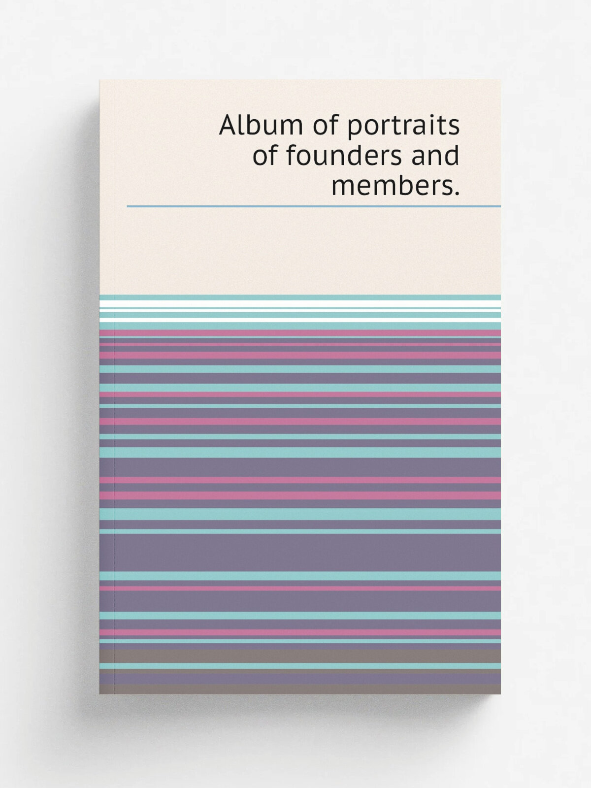 Album of portraits of founders and members. | 1904 | New York | Репринт