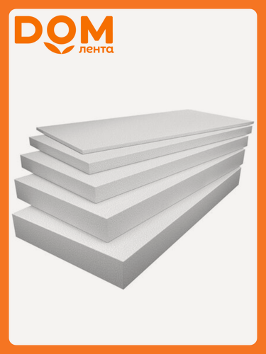Изображение товара Пенопласт Мосстрой-31 ПСБ-С 15У, 1000x600x50 мм, экологичный, для утепления