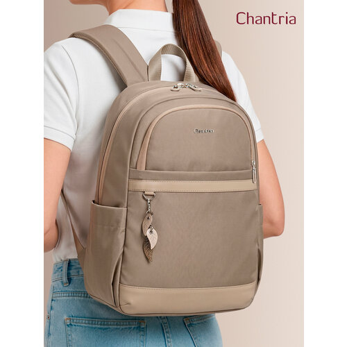 фото Рюкзак женский городской chantria cb00648 для ноутбука 14", объем 14 л, повседневный, ручная кладь для путешествий j-11