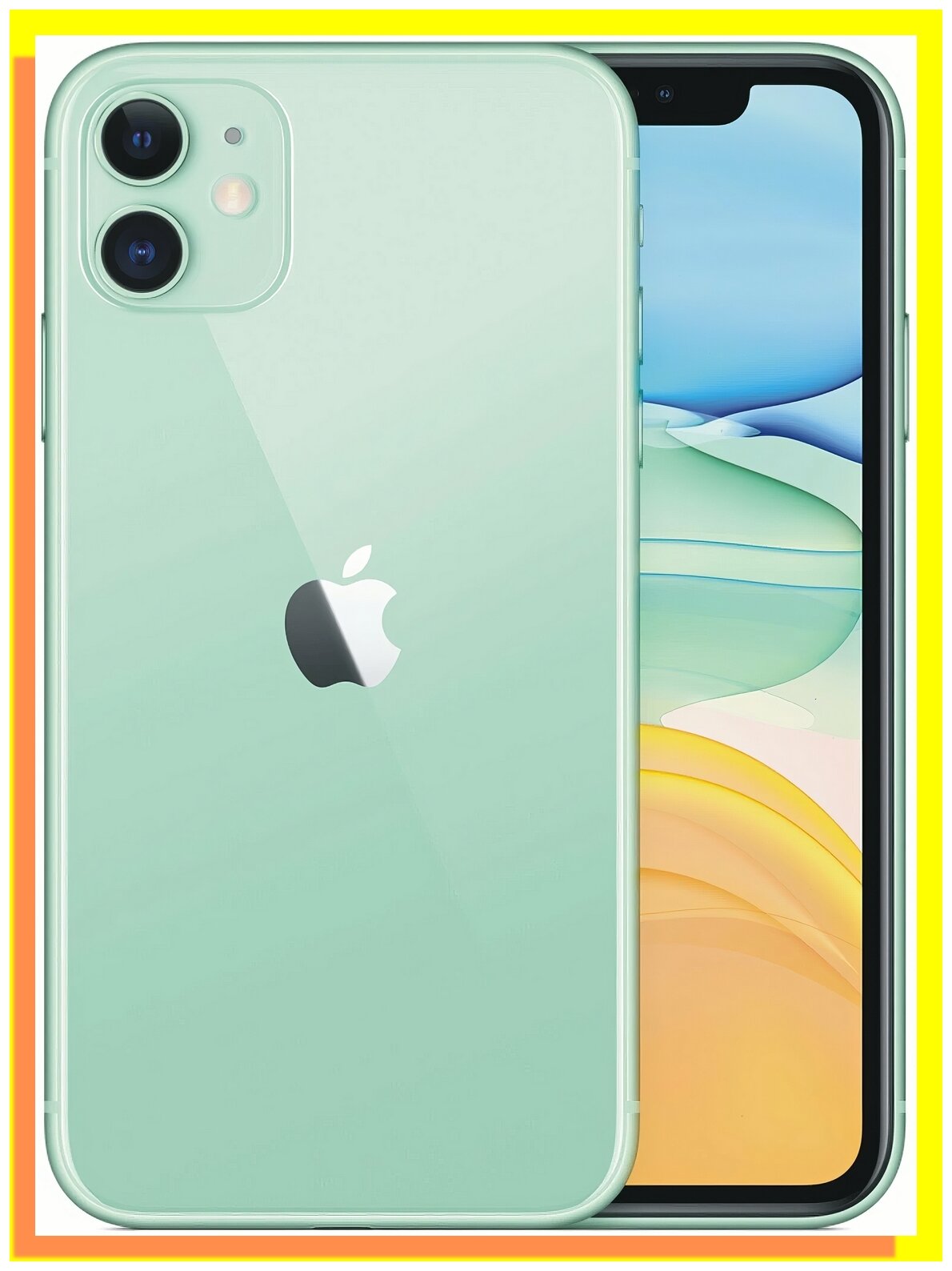 Смартфон Apple iPhone 11 256 ГБ, NFC, экран 6.1, зеленый, nano SIM