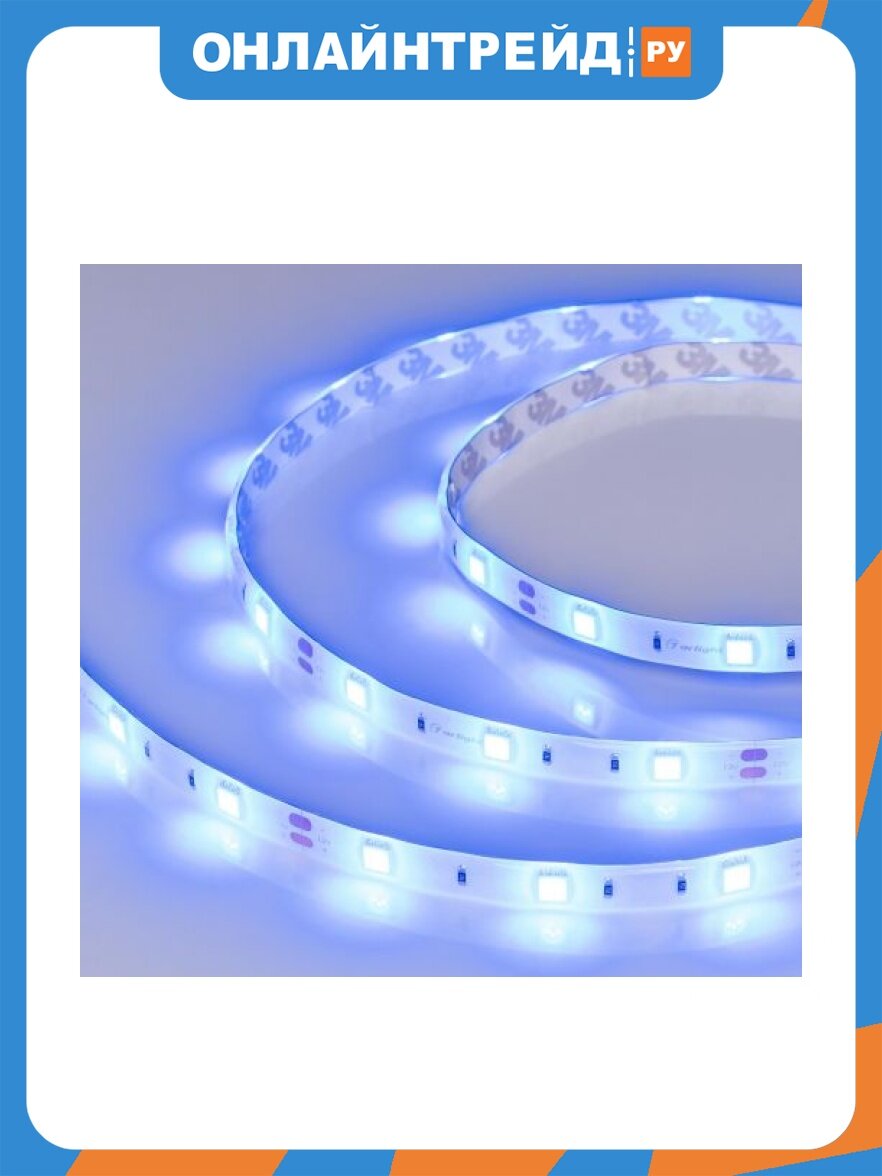 Светодиодная лента Arlight RTW-SE-B30-10mm 12V Blue 7.2 W/m, IP65, 5060, 5m 7.2 Вт/м (Упаковка 5 метров)