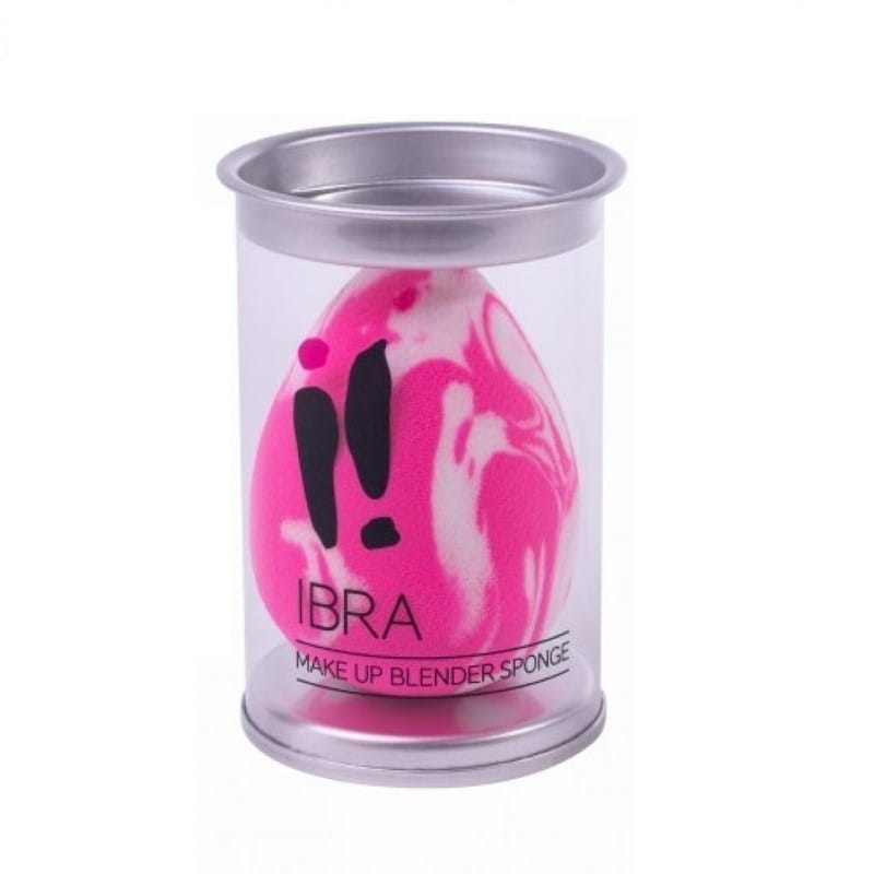 Кисть косметическая Ibra Makeup Blender Sponge, мраморная губка для макияжа