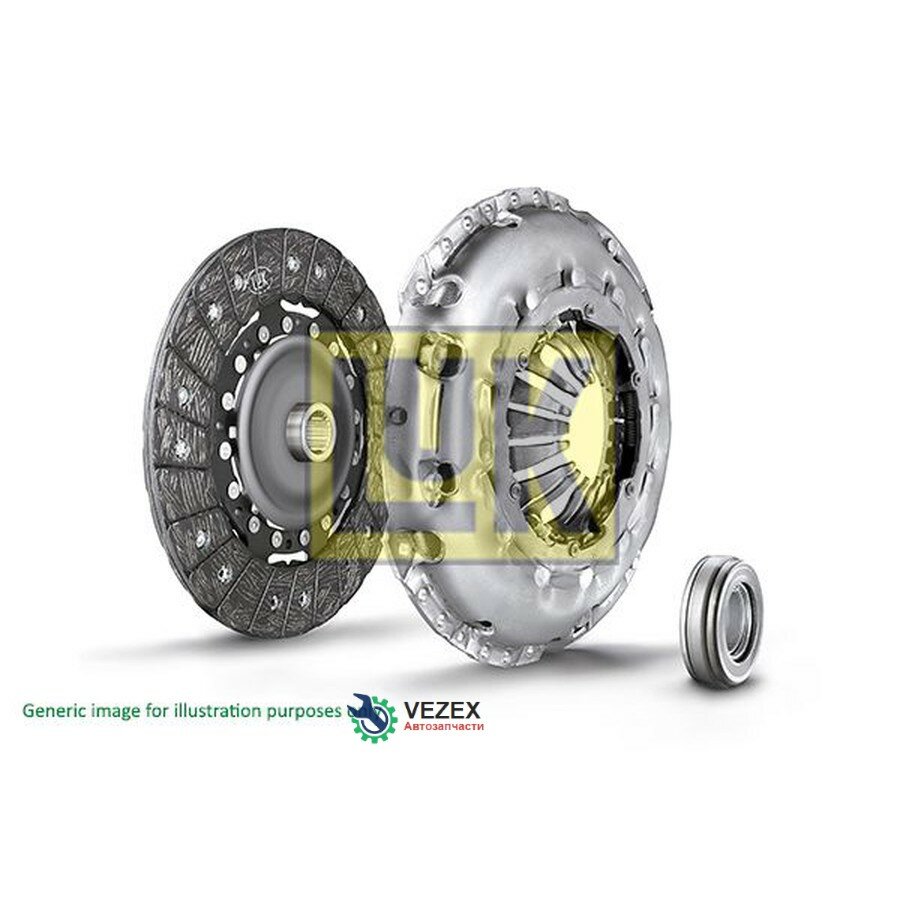 LUK 628316600 к-кт сцепления! без подшипника\ Hyundai H1 2.5CRDi 08>