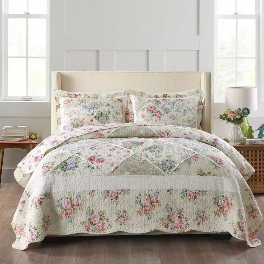 Покрывало Patchwork, Хлопок с размерами: 250 см х 230 см