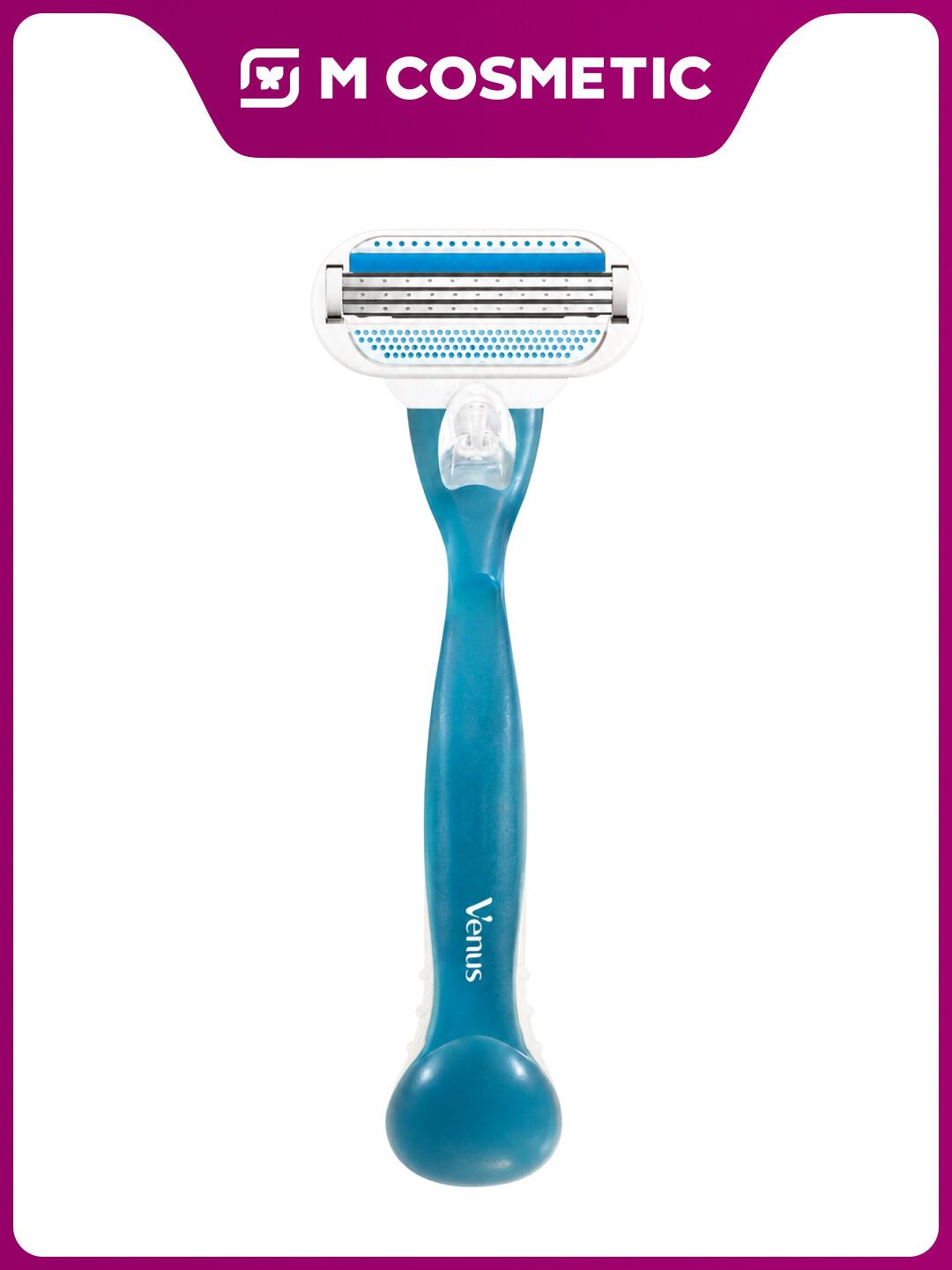 Станок бритвенный Gillette Venus "Smooth", одноразовый, 3 лезвия, 2 кассеты