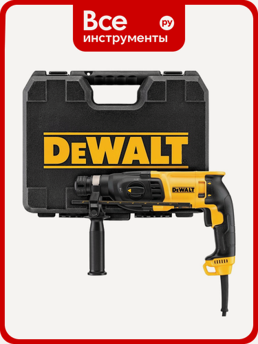 Изображение товара Перфоратор DeWalt 800Вт D25133K-A9, 26 мм, 3 режима, 5500 уд/мин, кейс, профессиональный инструмент для строительства