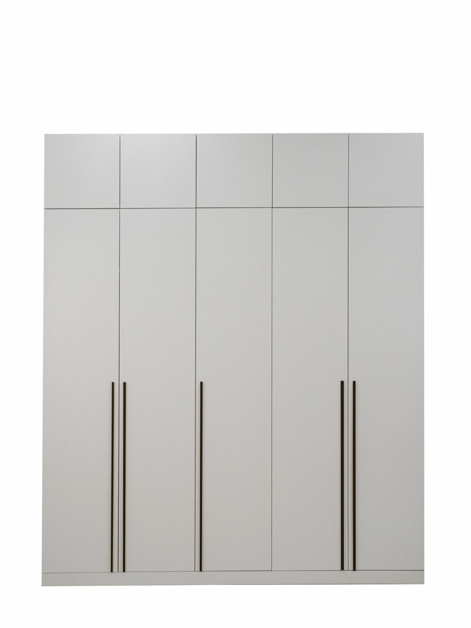 Шкаф "Ника кашемир", для дома и дачи, 5 дверей, 8 полок, 200x55 см