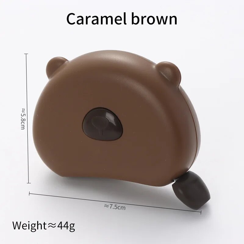 Телескопическая рулетка "Милый медведь" Brown