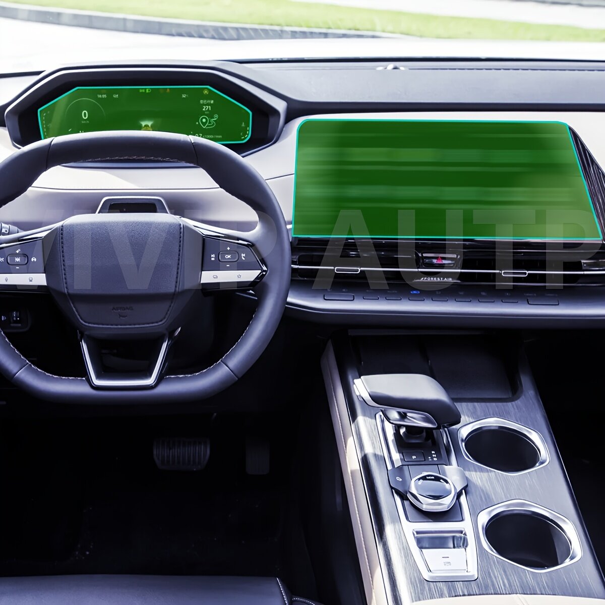 Защитная прозрачная пленка для кузова автомобиля, левая сторона, зона GPS-модуля, водостойкая, устойчивая к царапинам, с функцией термовосстановления