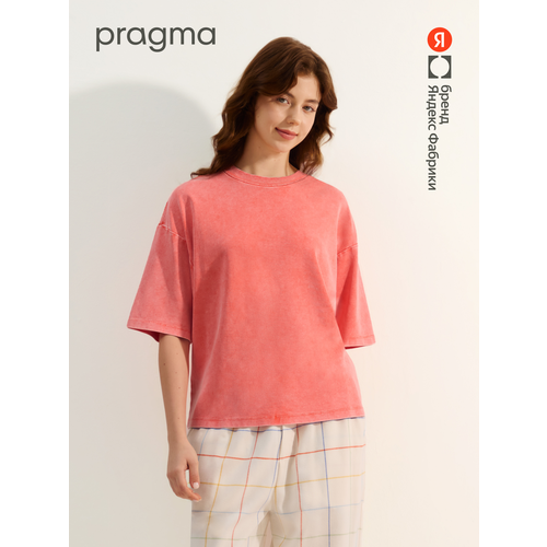 фото Футболка pragma, размер s-m, оранжевый