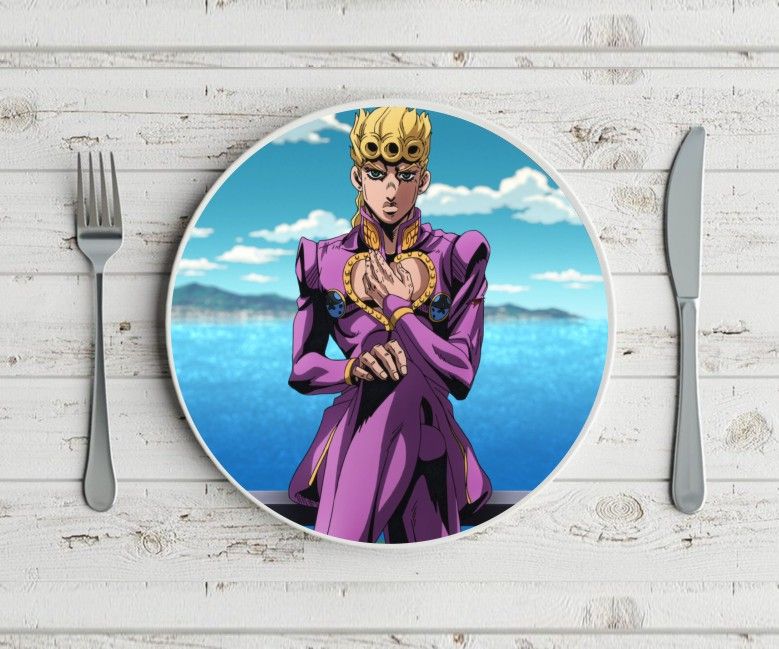 Тарелка Невероятные приключения ДжоДжо, JoJo’s Bizarre Adventure №8
