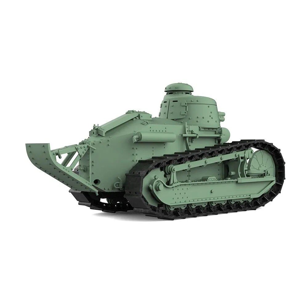 1/144 Военная модель французского легкого танка Renault Рено FT