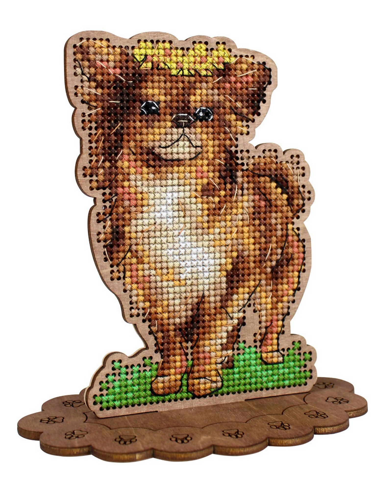 Вышивка Чихуахуа 12x12x7 см.