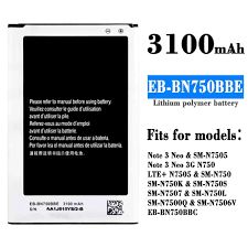 Аккумулятор для смартфона Samsung Galaxy Note 3 Neo SM-N7505 / SM-N750 EB-BN750BBE