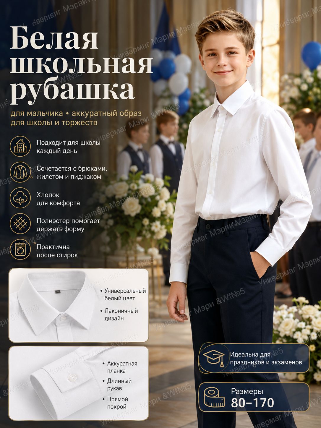 Школьная рубашка