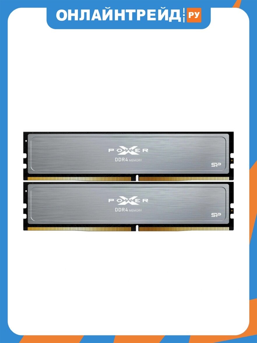 Оперативная память Silicon Power Xpower Pulse 32Gb (2x16Gb) DDR4-3200 DIMM (SP032GXLZU320BDI)