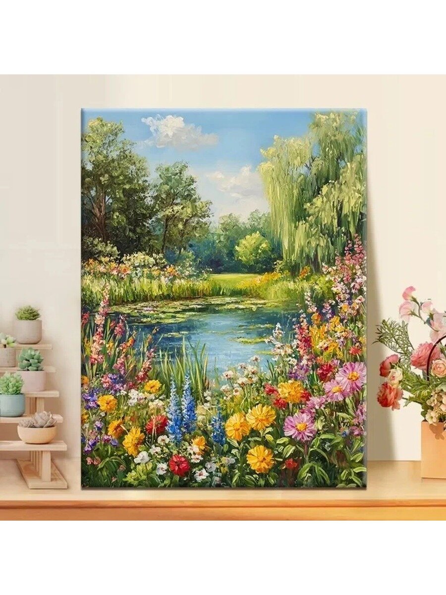 Картина по номерам 40x50 с рамкой, антистресс раскраска для взрослых