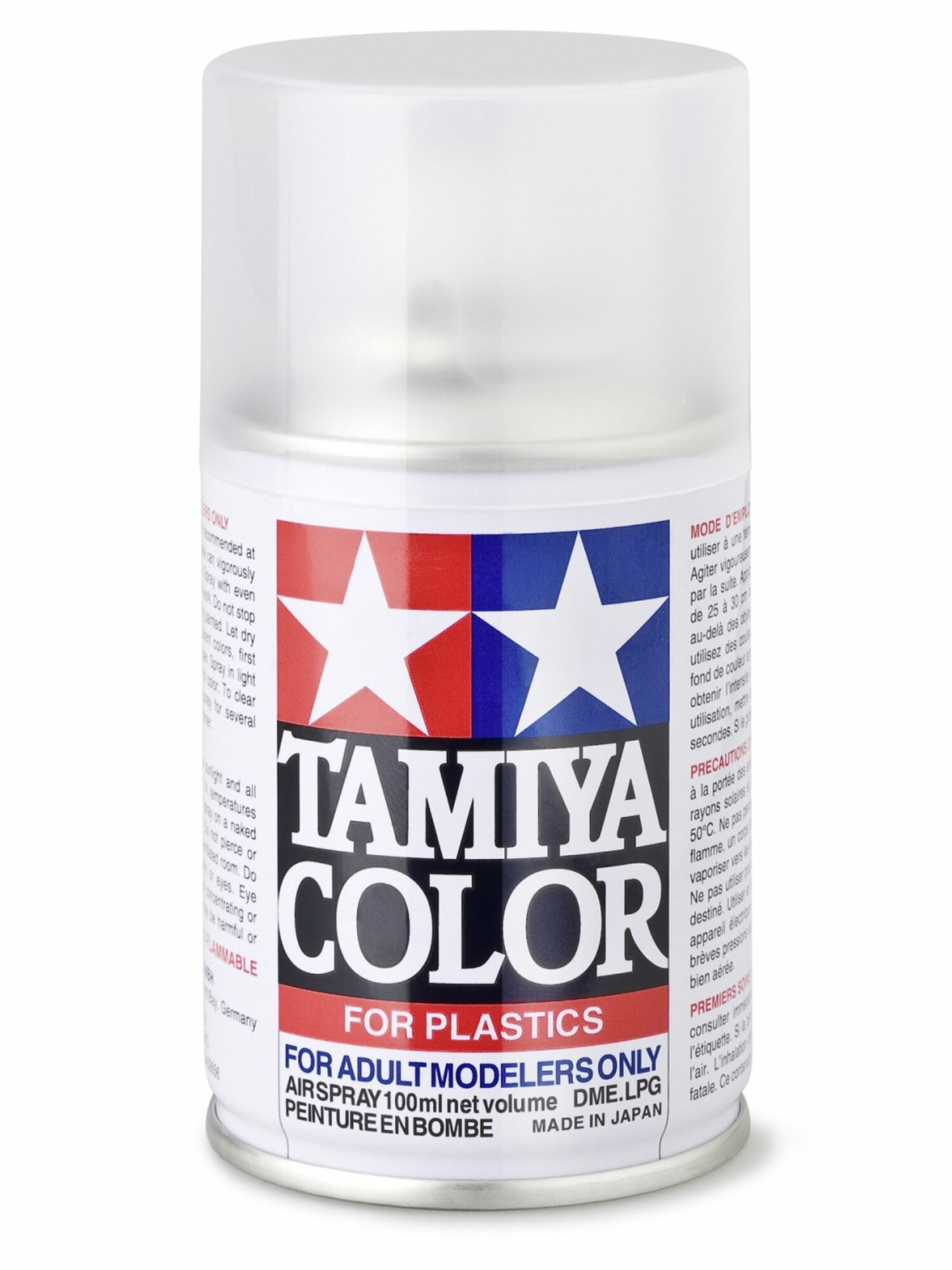 Лак аэрозольный акриловый прозрачный Tamiya TS-65 Pearl Clear 85065 глянцевый перламутровый, 100 мл