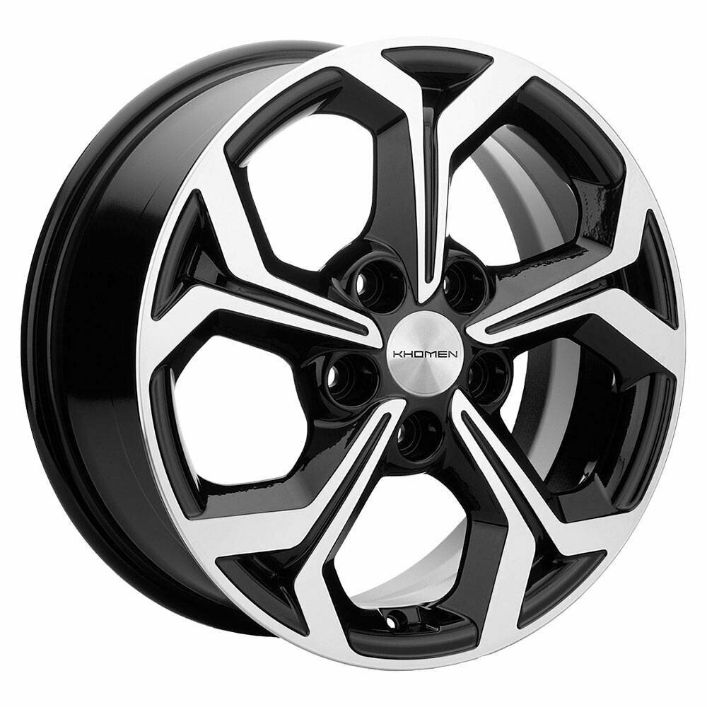 Колесный диск Khomen KHW1606 6.5x16 5x114.3 ET46 D67.1 Black-FP