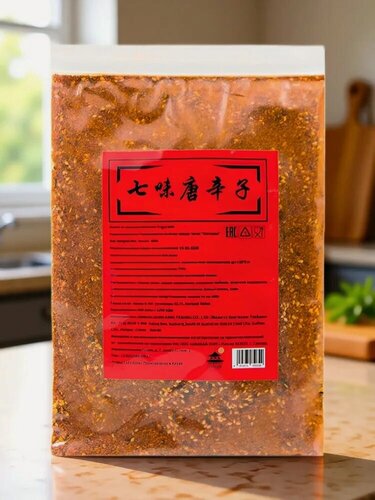 Изображение товара Смесь перцев Kaminary Шичими Тогараши, 300г, универсальная, в пакете