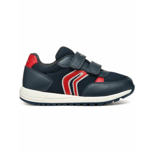 фото Кроссовки geox j alben boy, размер 36 eu, синий/красный