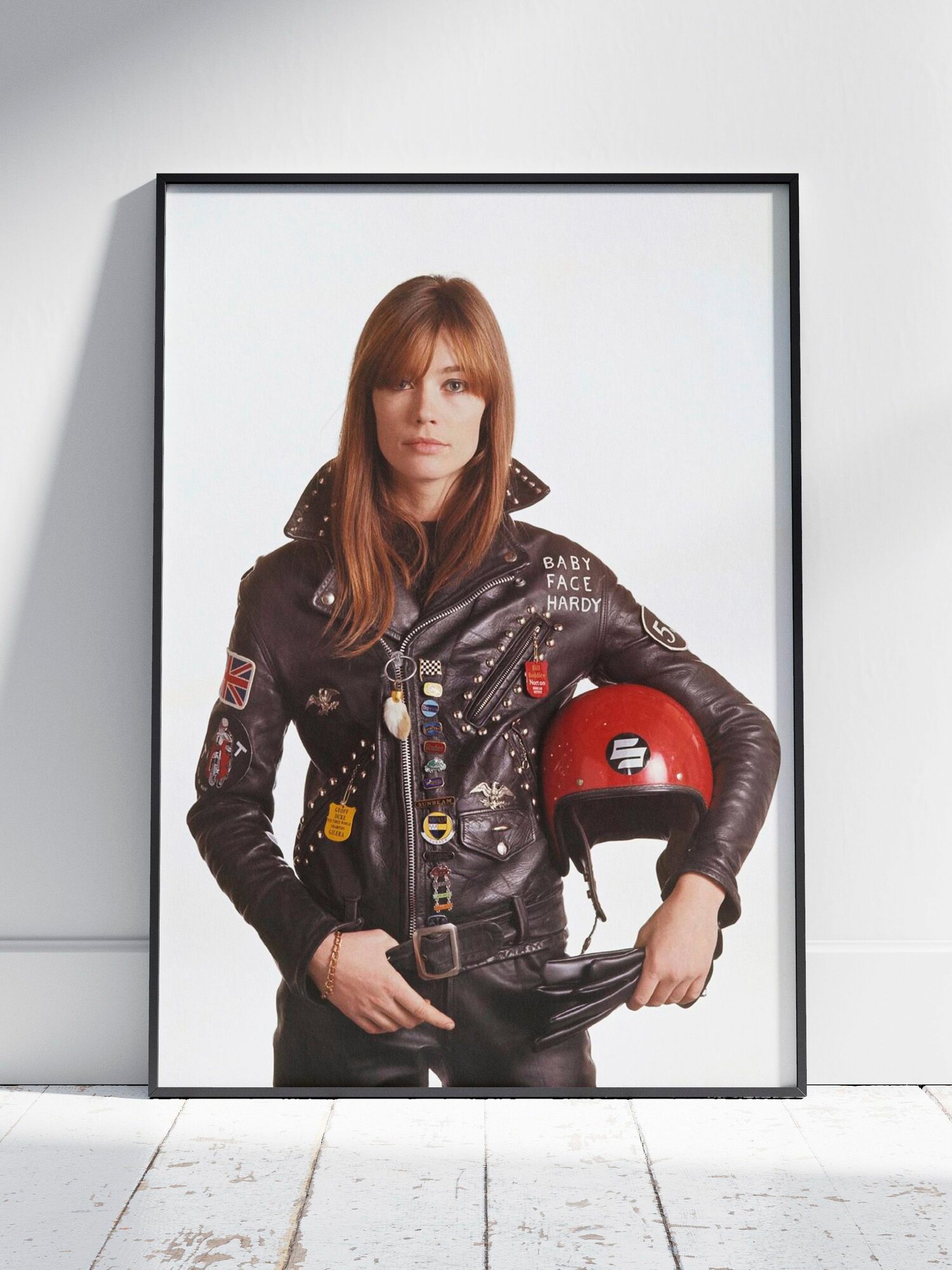 Плакат на стену для интерьера Байкерский Стиль (Biker Style 12) - Постер по моде и эстетике формата A4 (21x30 см)