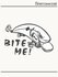 Термонаклейка для одежды и аксессуаров DTF-печать Bite Me