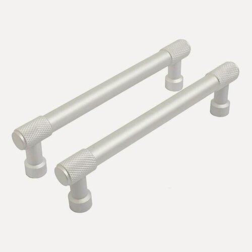 Изображение товара Ручка-скоба мебельная StahlBuro AP2307-128, матовый белый, 2 штуки, надежная фурнитура для мебели, артикул 16728