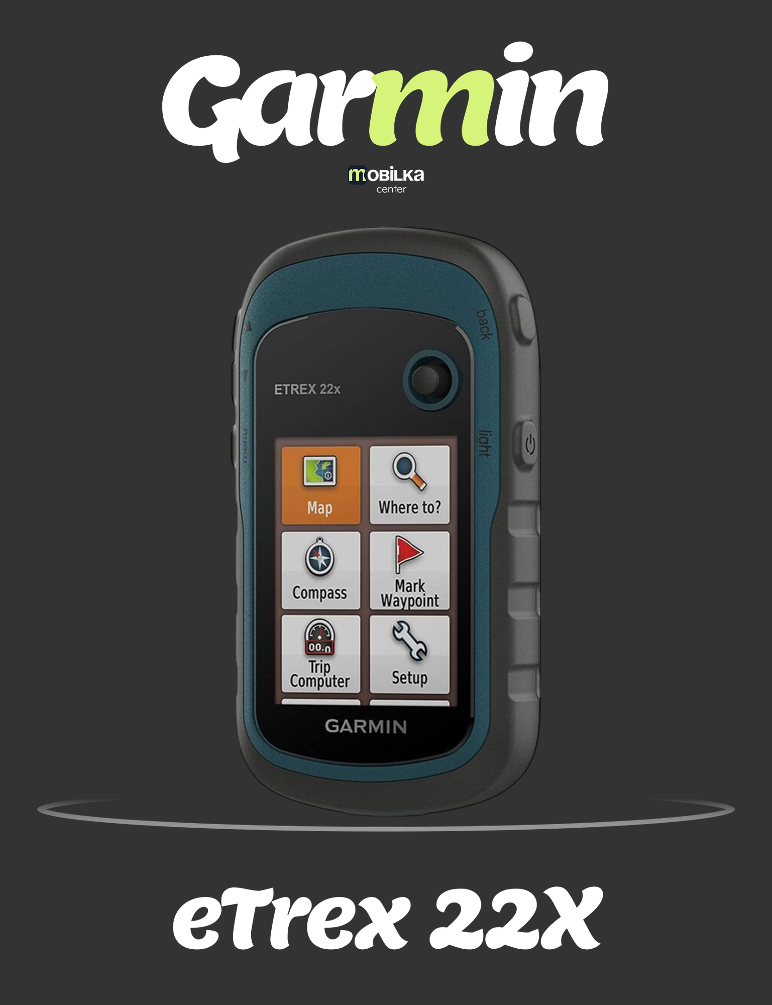 Навигатор Garmin eTrex 22X 010-02256-01, GPS + SD карта РФ Топо