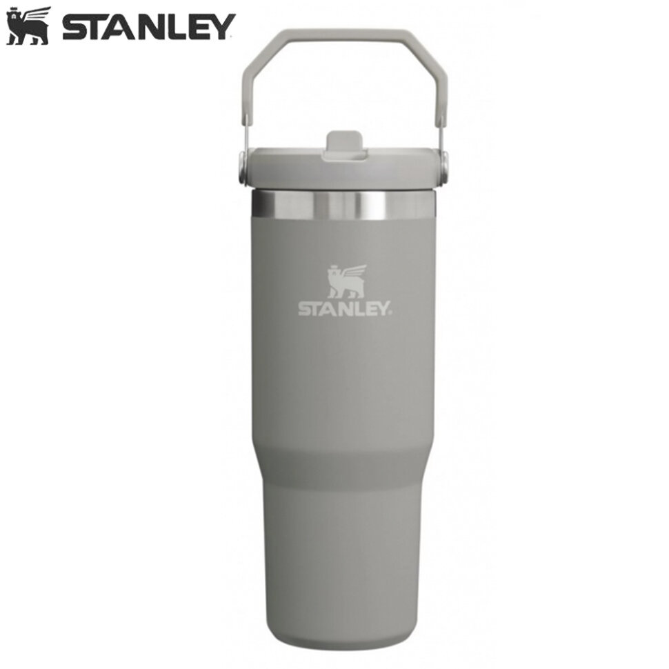 Термостакан Stanley IceFlow 2.0 Flip Straw Tumbler с трубочкой 0,591L Пепельно Серый