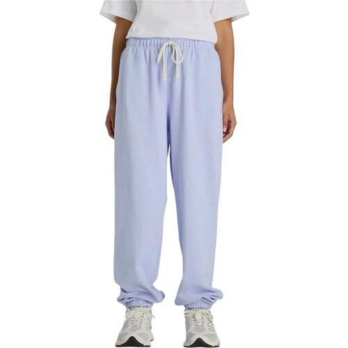 фото Брюки спортивные new balance athletics french terry jogger, размер m, голубой