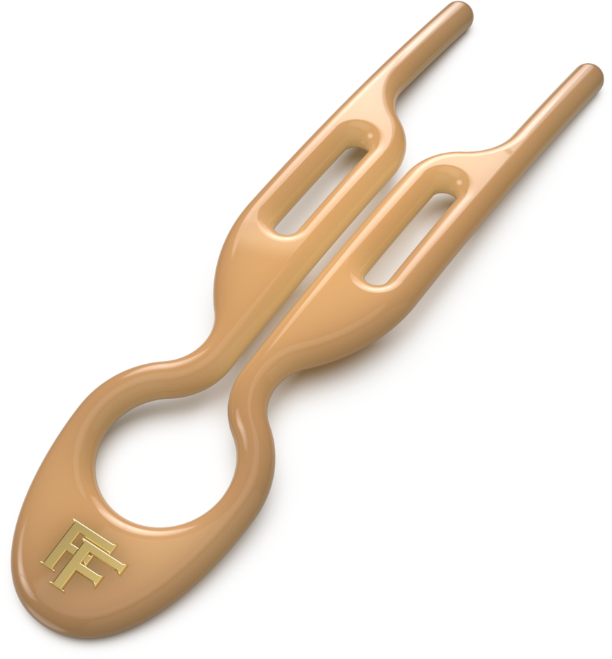 No1 HAIRPIN Шпилька для волос карамельная (набор из 3 шпилек) (3 шт.) Hairpin Caramel - 3xBox 200ml