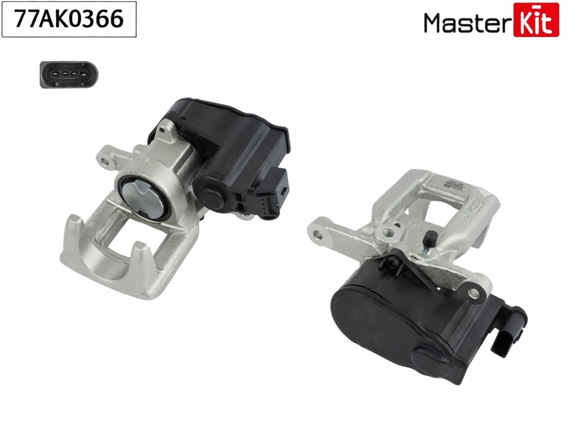Тормозной суппорт зад. лев. Citroen C4 Picasso II/Peugeot 308 II 2013 - 77AK0366 MasterKit арт. 77AK