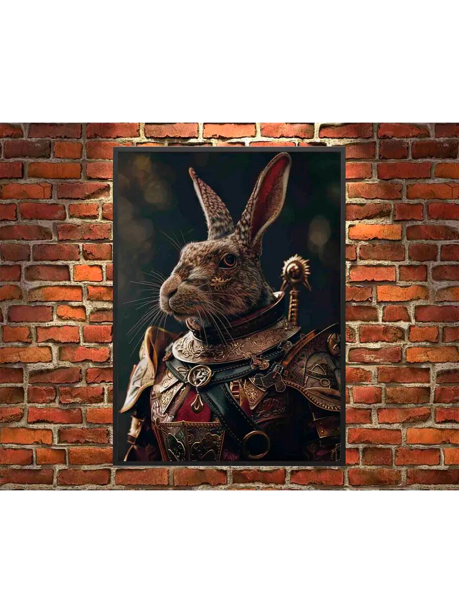 Заяц-зверь-рыцарь 3, Плакат 30x42см
