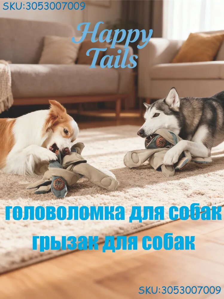 Игрушка-головоломка для собак из переработанных пожарных рукавов, грызак с узлами, развивающая с лакомствами