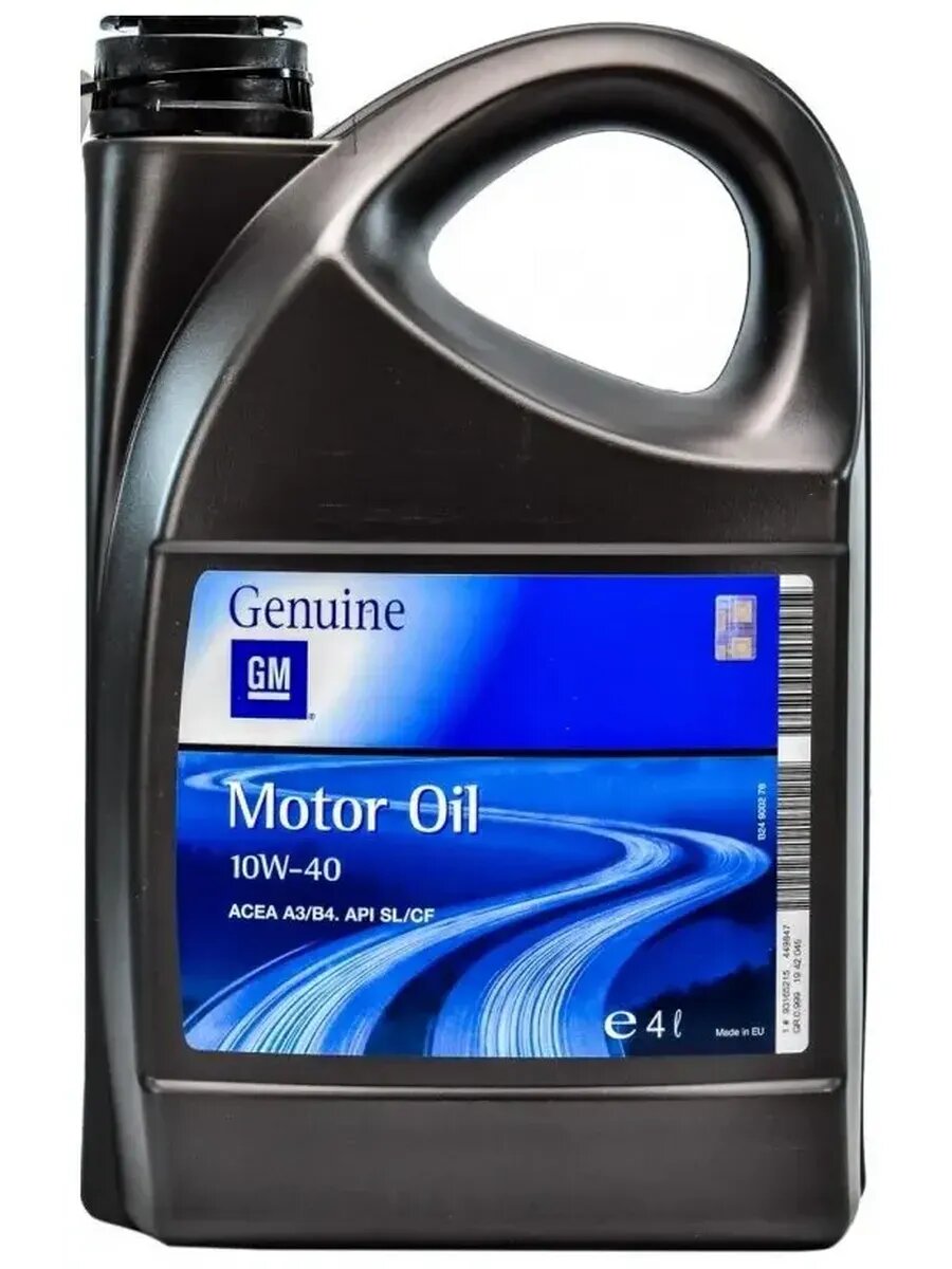 GENERAL MOTORS Gm Motor Oil 10W-40 4 Л 93165215